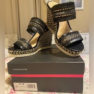 New Vince Camuto Brittnuh Espadrille Wedge Sandal